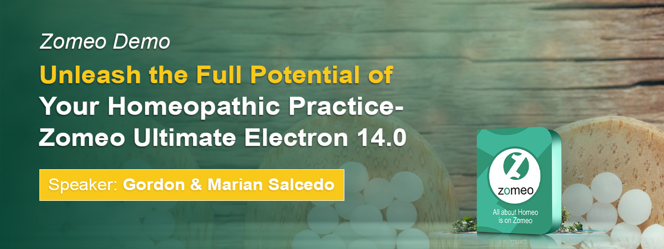 Unleash the Full Potential of Your Homeopathic Practice- Zomeo Ultimate Electron 14.0