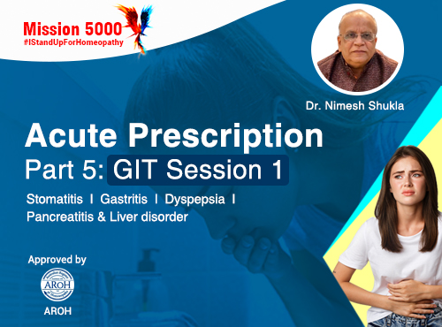 Acute Prescription Part 5: GIT Session 1