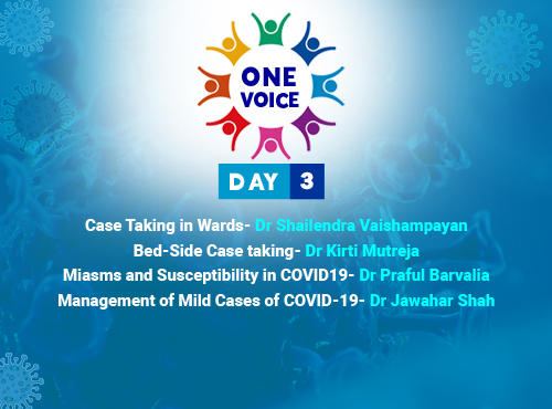 One Voice: Webinar Series on COVID-19 - Day 3