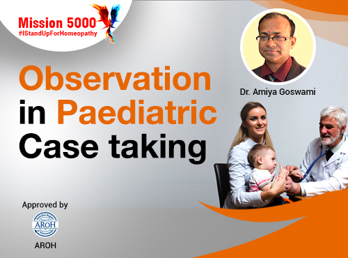 Observation in Paediatric Case taking