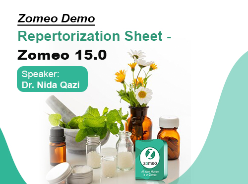 Repertorization Sheet - Zomeo 15.0