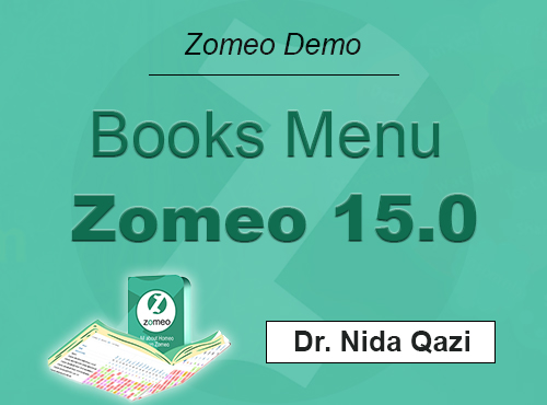 Books Menu - Zomeo 15.0