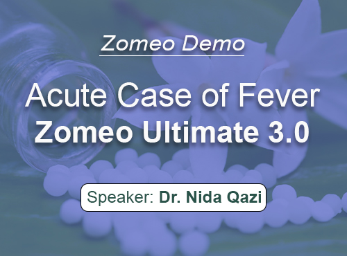 Acute Case of Fever - Zomeo Ultimate 3.0