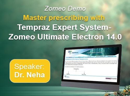 Master prescribing with Tempraz Expert System- Zomeo Ultimate Electron 14.0